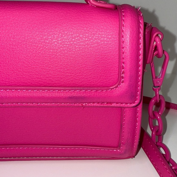 Madden Girl Hot Pink Mini Handbag Crossbody Purse OS Barbiecore Feminine Y2K - Picture 9 of 16